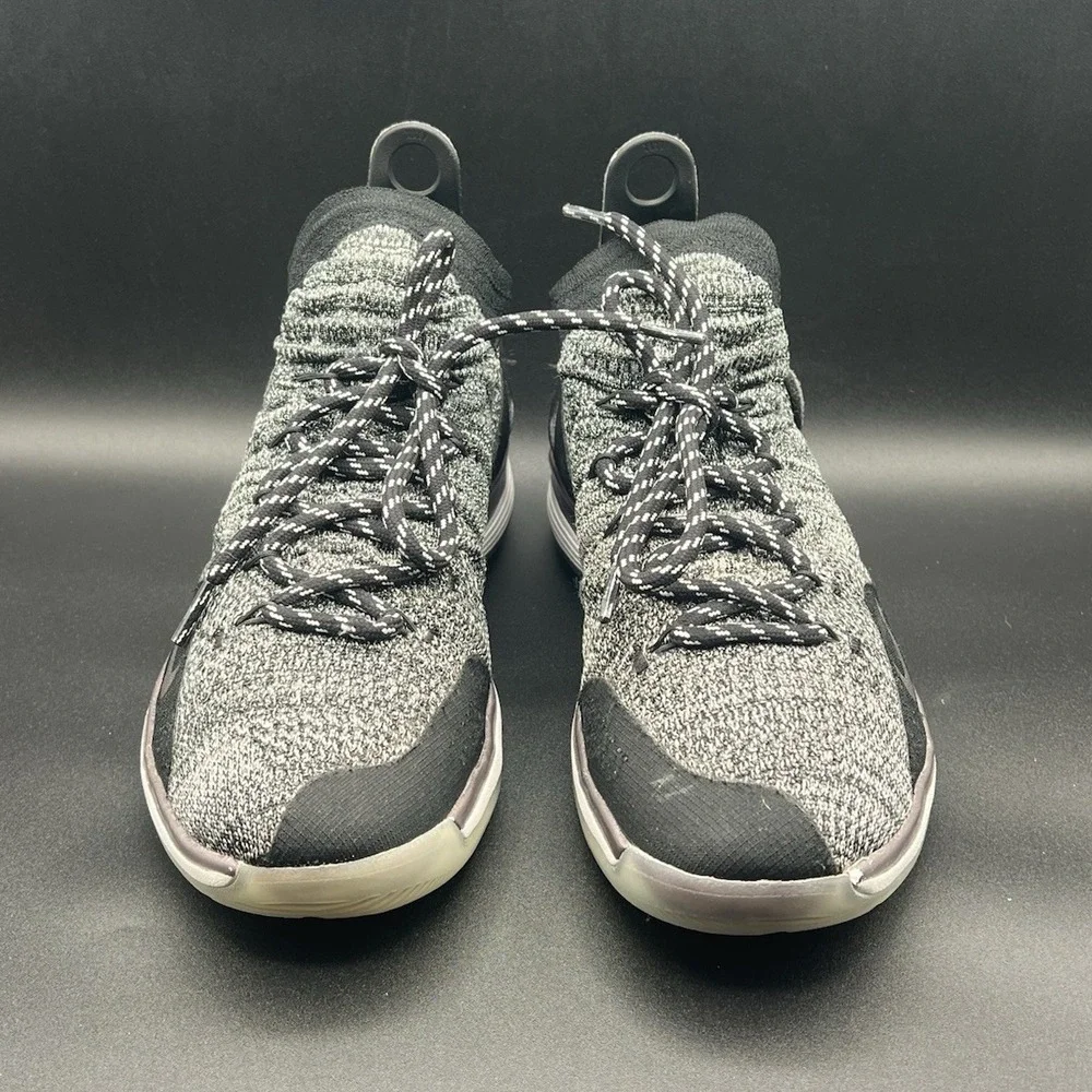 2017 Nike‎ KD 11 Black Grey Flyknit - Kids Youth Size 7Y Women's Size 8.5 USED